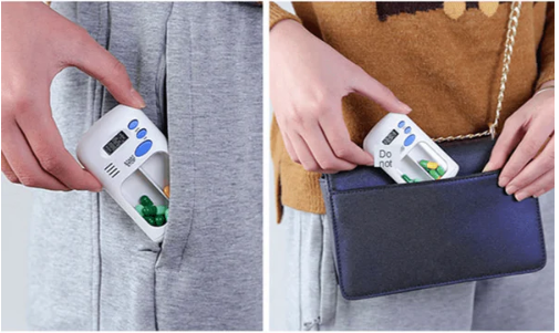 Pastillero Con Alarma Recordatorio