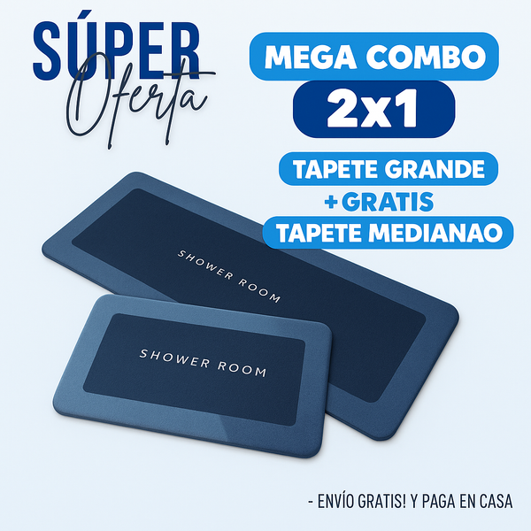 MEGA COMBO 2X1 TAPETE GRANDE+GRATIS TAPETE MEDIANO🎁
